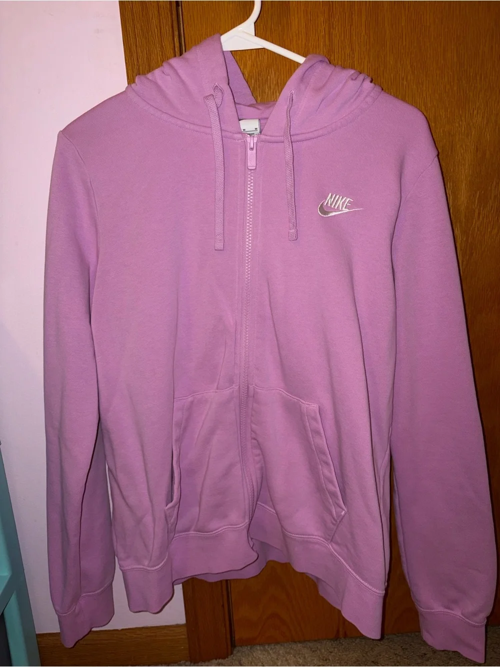 Women’s Light Magenta Zip Up Hoodie